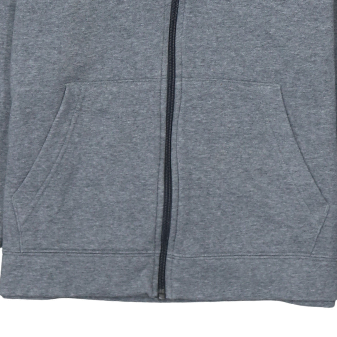 Nike Boys Grey Full Zip Hoodie XL 158-170cm Fleece Lined Sweatshirt