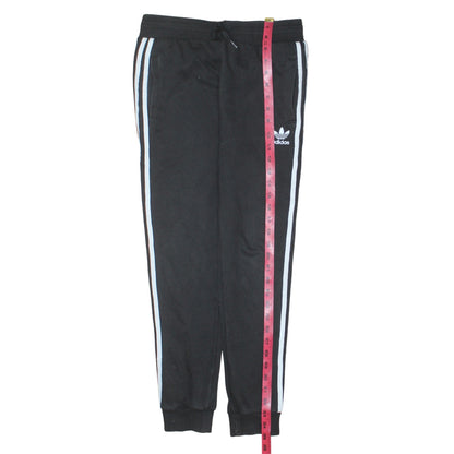 Adidas Boys Black Jogger Trousers 12-13 Years Elastic Waist Activewear