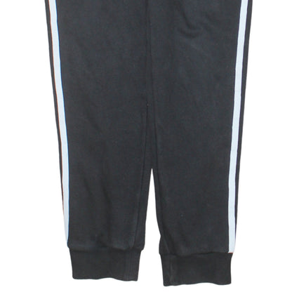 Adidas Boys Black Jogger Trousers 12-13 Years Elastic Waist Activewear