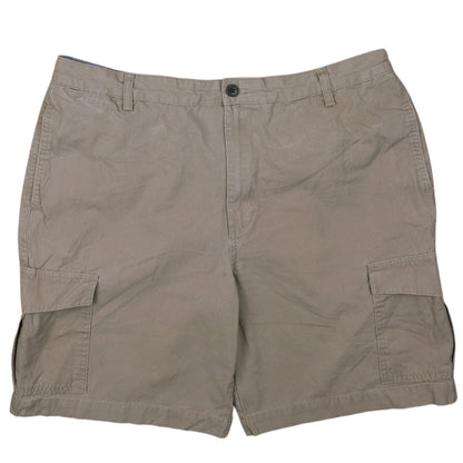 Chaps Men's Beige Cargo Shorts Size 38 Cotton Casual Outdoor