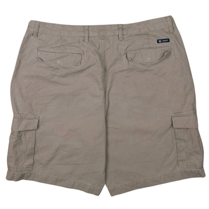 Chaps Men's Beige Cargo Shorts Size 38 Cotton Casual Outdoor