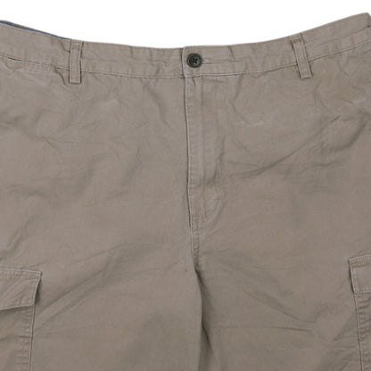 Chaps Men's Beige Cargo Shorts Size 38 Cotton Casual Outdoor