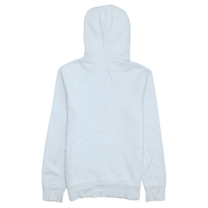 Levi's Men's White Small Pullover Hoodie with Logo Print