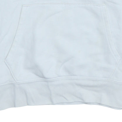 Levi's Men's White Small Pullover Hoodie with Logo Print