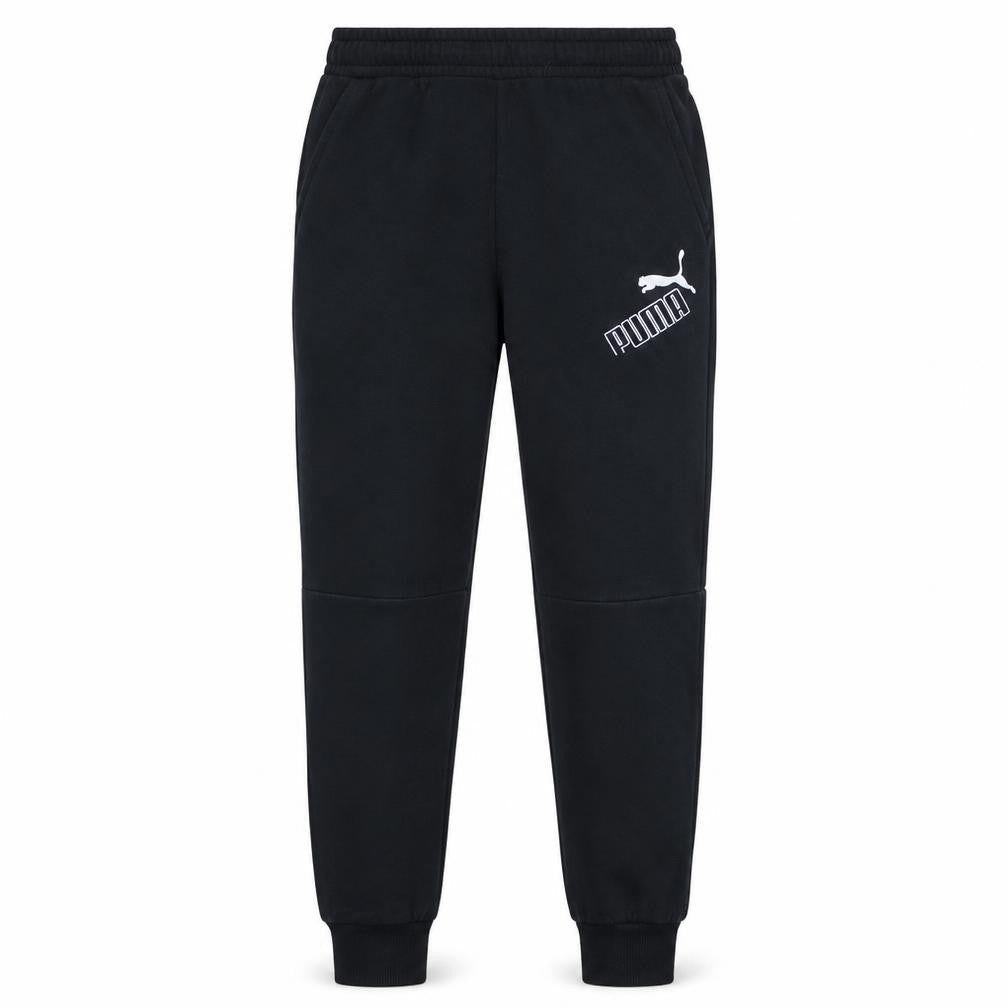 Puma Men's Black Joggers Medium Regular Fit Casual Sweatpants