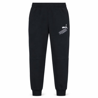 Puma Men's Black Joggers Medium Regular Fit Casual Sweatpants