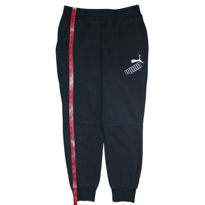 Puma Men's Black Joggers Medium Regular Fit Casual Sweatpants