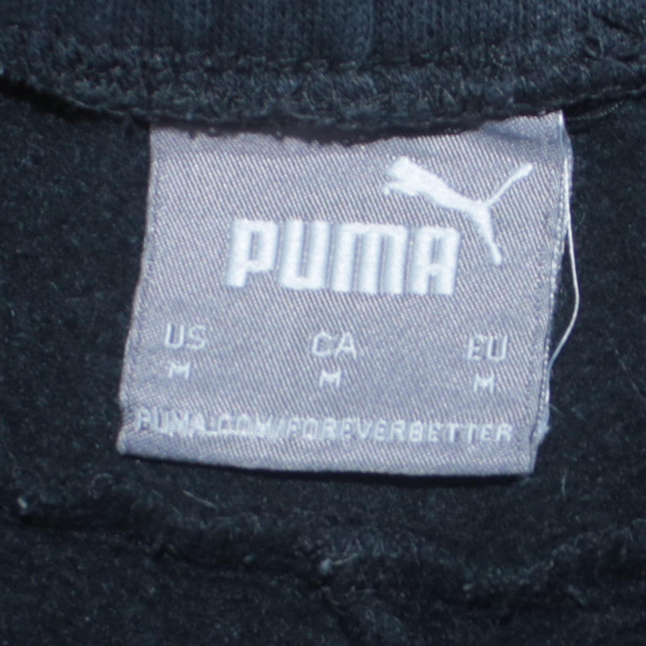 Puma Men's Black Joggers Medium Regular Fit Casual Sweatpants