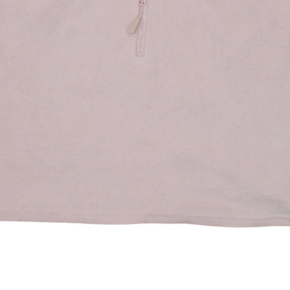 The North Face Women Pink Fleece Pullover Sweatshirt Small 1/4 Zip