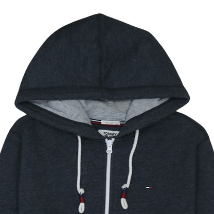 Tommy Jeans Men's Blue Full Zip Hoodie Size L Regular Fit