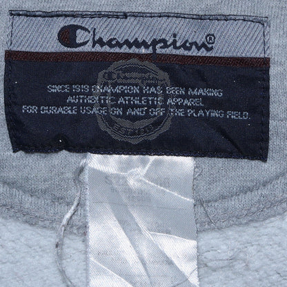 Champion Men's Beige Full Zip Hoodie L Fleece Cotton Blend