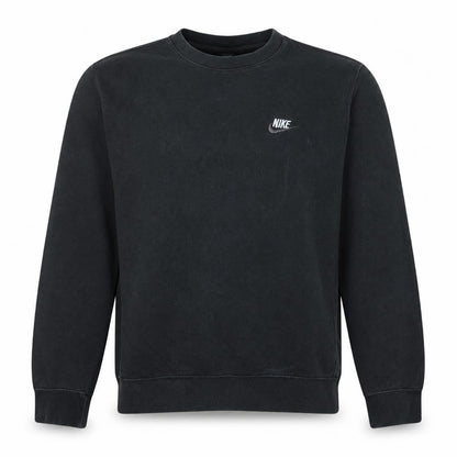 Nike Men's Black Crew Neck Pullover Sweatshirt M Regular Fit