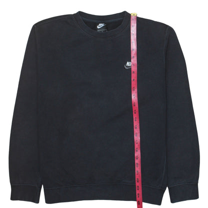 Nike Men's Black Crew Neck Pullover Sweatshirt M Regular Fit