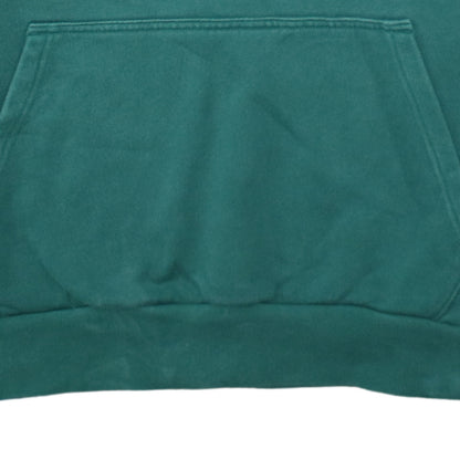 Adidas Men's Green 2XL Pullover Hoodie With Trefoil Logo