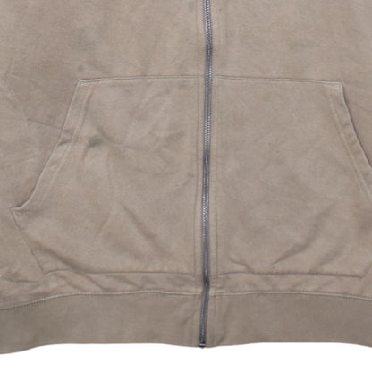 Quiksilver Men’s Blue Brown Full Zip Hoodie XL Fleece Lined