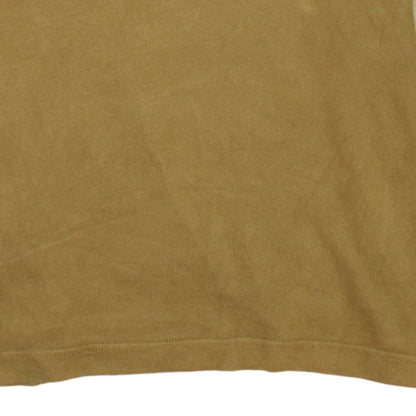 Timberland Earthkeepers Men’s Brown XL Henley Sweatshirt Quilted Shoulder