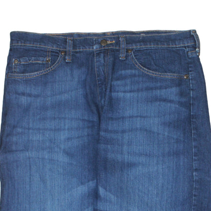 Wrangler Men's Blue Relaxed Fit Straight Leg Jeans 38W 32L Denim Classic