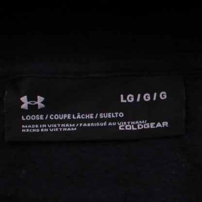 Under Armour Men's Black Large Pullover Hoodie USA Flag Logo