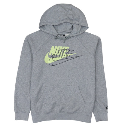 Nike Men's Grey Logo Pullover Hoodie Size M