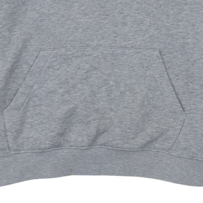 Nike Men's Grey Logo Pullover Hoodie Size M
