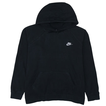 Nike Men's Black XL Pullover Hoodie Cotton Fleece Regular Fit
