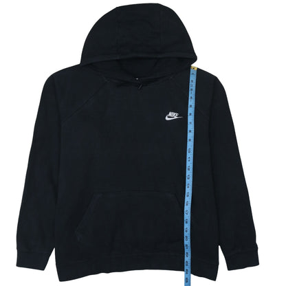 Nike Men's Black XL Pullover Hoodie Cotton Fleece Regular Fit