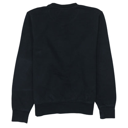 Nike Men's Black Crew Neck Fleece Sweatshirt Small Regular Fit