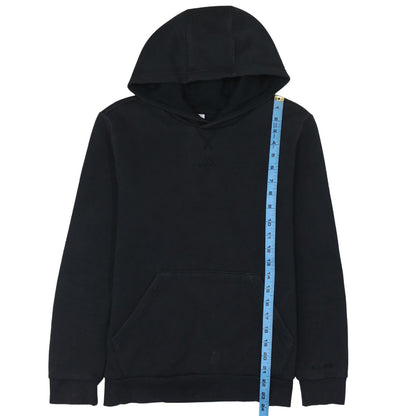 Adidas Boys Black Pullover Hoodie - Size 13-14 Years Cotton Blend