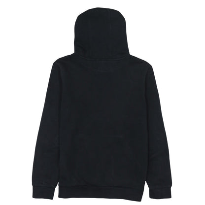 Adidas Boys Black Pullover Hoodie - Size 13-14 Years Cotton Blend