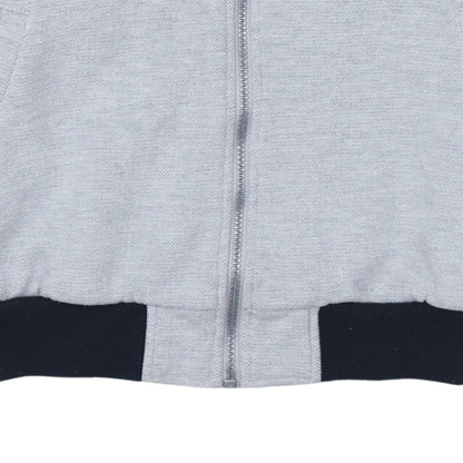 Kappa Men Grey Full Zip Sweatshirt Medium Classic Sportswear