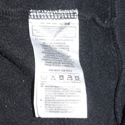 Adidas Womens Black Medium Pullover Sweatshirt Graphic Print