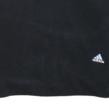 Adidas Womens Black Medium Pullover Sweatshirt Graphic Print