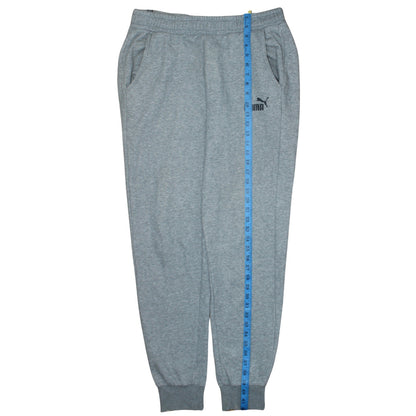 Puma Men's Grey Sweatpants L Regular Fit Casual Tapered