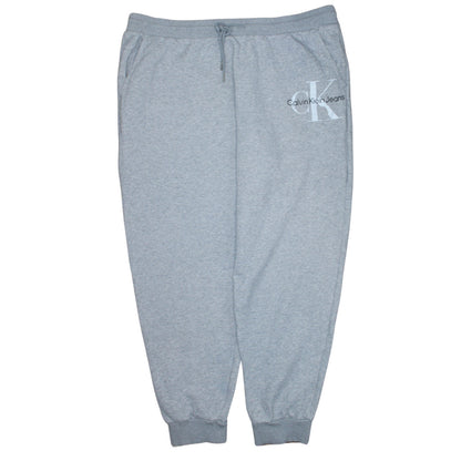 Calvin Klein Jeans Men's Grey 2XL Sweatpants Regular Fit Tapered