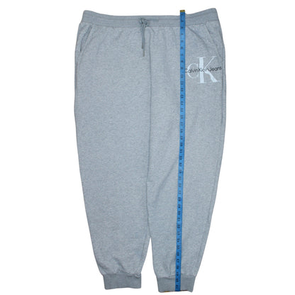 Calvin Klein Jeans Men's Grey 2XL Sweatpants Regular Fit Tapered