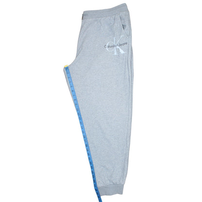 Calvin Klein Jeans Men's Grey 2XL Sweatpants Regular Fit Tapered
