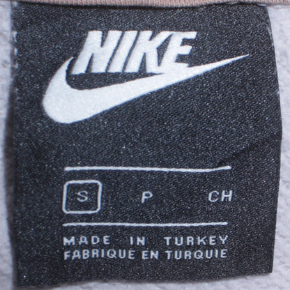 Nike Women’s Beige Colourblock Pullover Hoodie Size S