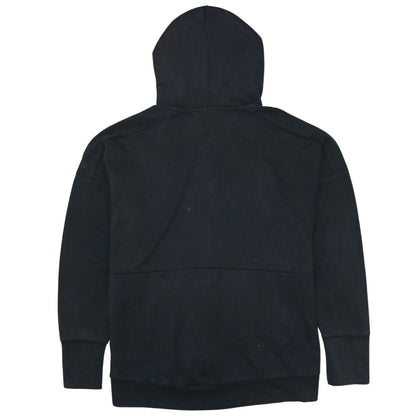 Adidas Women’s Black Full Zip Hoodie XL Relaxed Fit Casual Sweatshirt