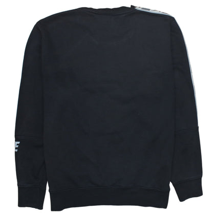 Nike Men's Black Medium Crew Neck Logo Pullover Sweatshirt