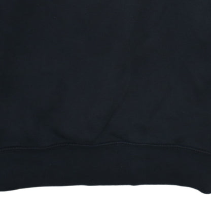 Nike Men's Black Medium Crew Neck Logo Pullover Sweatshirt