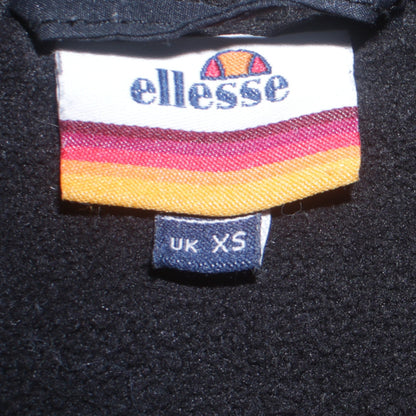Ellesse Men’s Black XS Bomber Hooded Jacket - Full Zip Casual