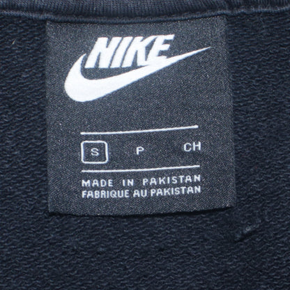 Nike Womens Black Full Zip Hoodie Small Fleece Hooded Sweatshirt