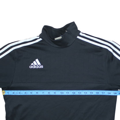 Adidas Men's Black Small Climalite 1/4 Zip Sports Sweatshirt