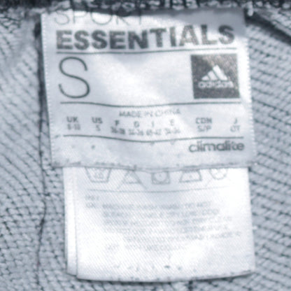Adidas Women Charcoal Jogger Sweatpants S Climalite Drawstring Tracksuit Bottoms