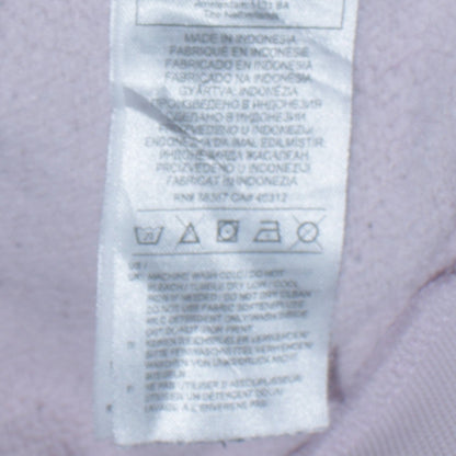 Adidas Womens Pink Pullover Hoodie Size 14 Logo Hooded Sweatshirt