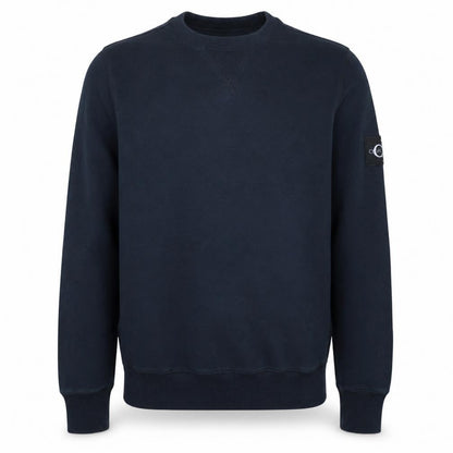 Calvin Klein Jeans Men's Black Crew Neck Cotton Sweatshirt S