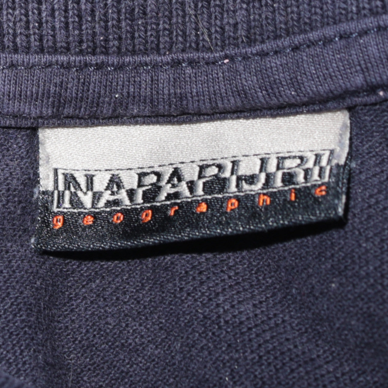 Napapijri Men's Blue Long Sleeve Cotton Polo Shirt Size L