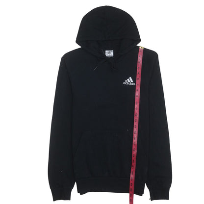 Adidas Mens Black XS Pullover Hoodie Fleece Logo Sportswear