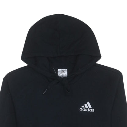 Adidas Mens Black XS Pullover Hoodie Fleece Logo Sportswear