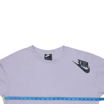 Nike Womens Lilac Sweatshirt Small Crew Neck Long Sleeve Pullover